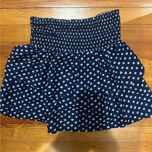 Vineyard Vines Navy and White Mini Skirt